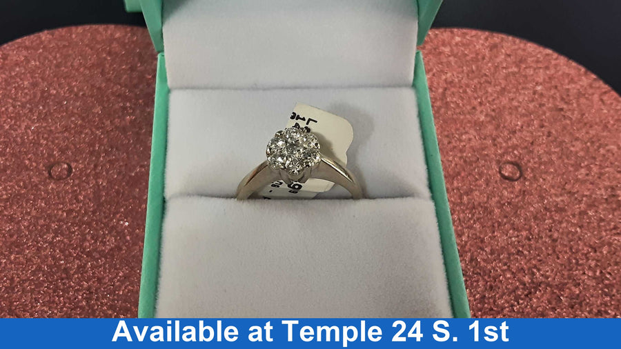 Women's Ring - White Gold 14k (.585) 3.3 grams Size 8.5