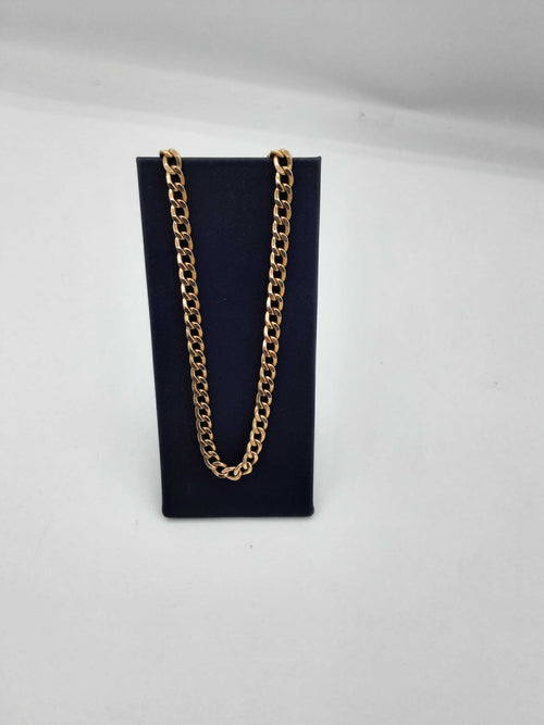 Cuban Link Chain - Yellow Gold 10k (.417) 13.6 grams 22 inch