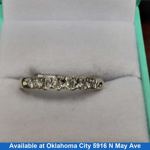Ring - Engagement Set - Yellow Gold 14k (.585) 4.1 grams Size 8.5