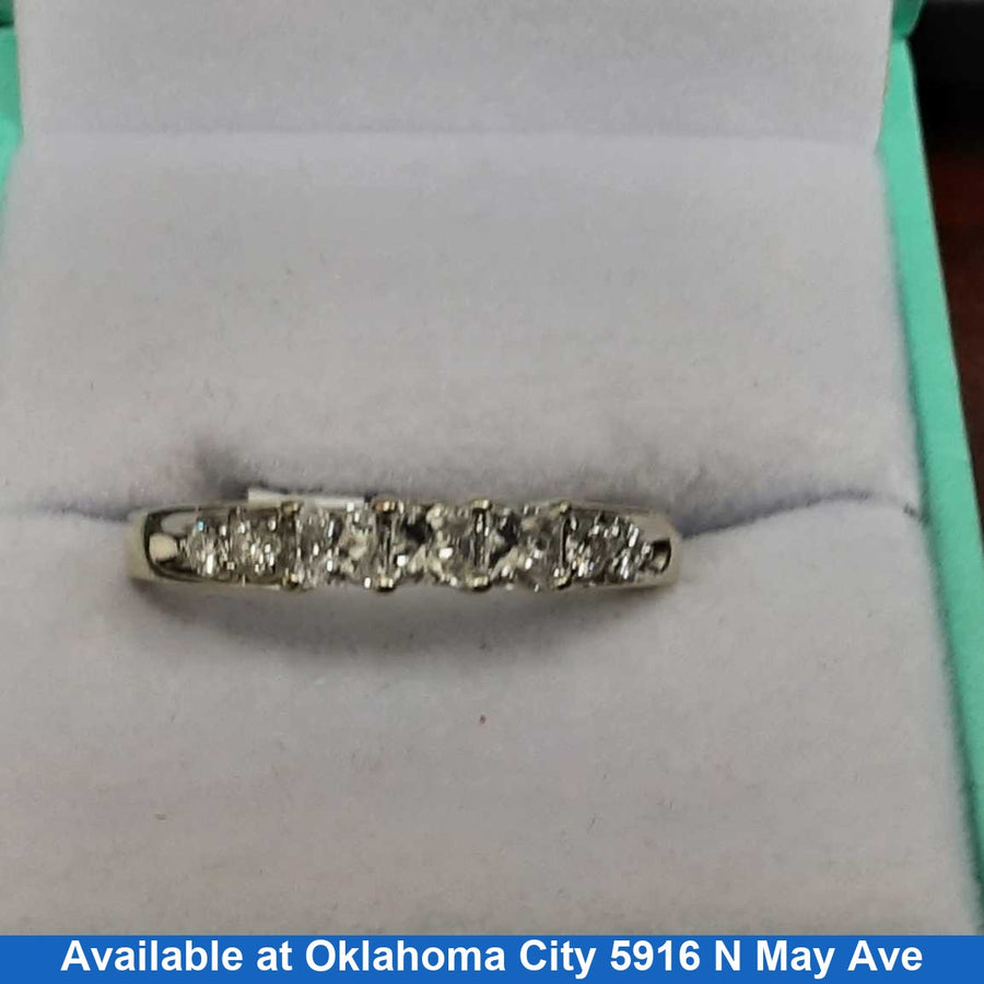 Ring - Engagement Set - Yellow Gold 14k (.585) 4.1 grams Size 8.5