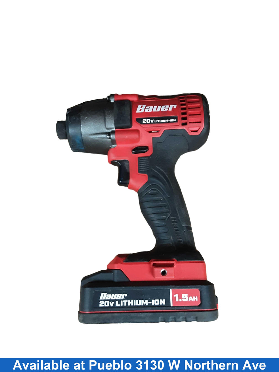 Bauer 1781c-b1 Red Cordless Impact Drill