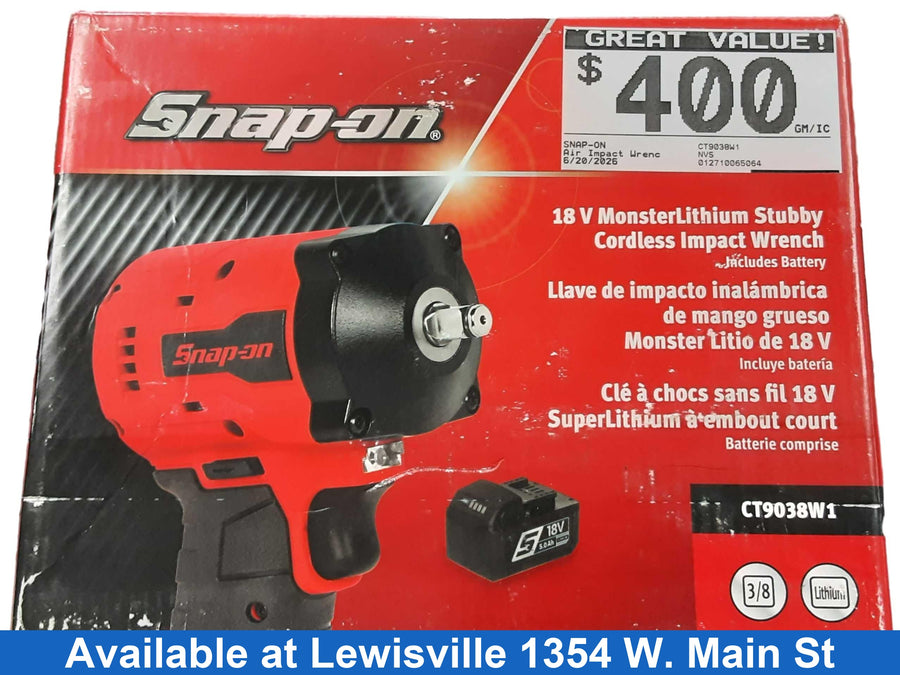 Snap-on Ct9038w1 Red Standard Power Wrench