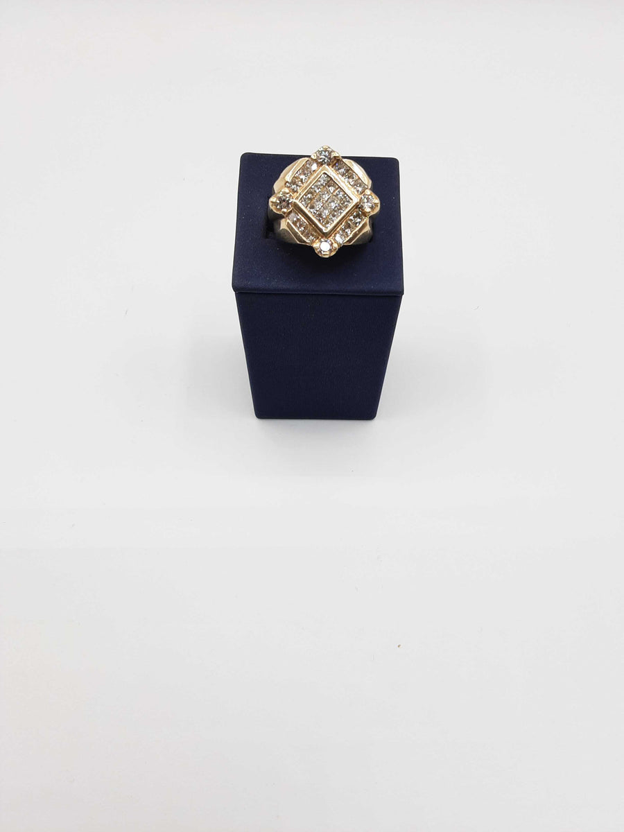 Men's Ring - Yellow Gold 14k (.585) 24.6 grams Size 11.5