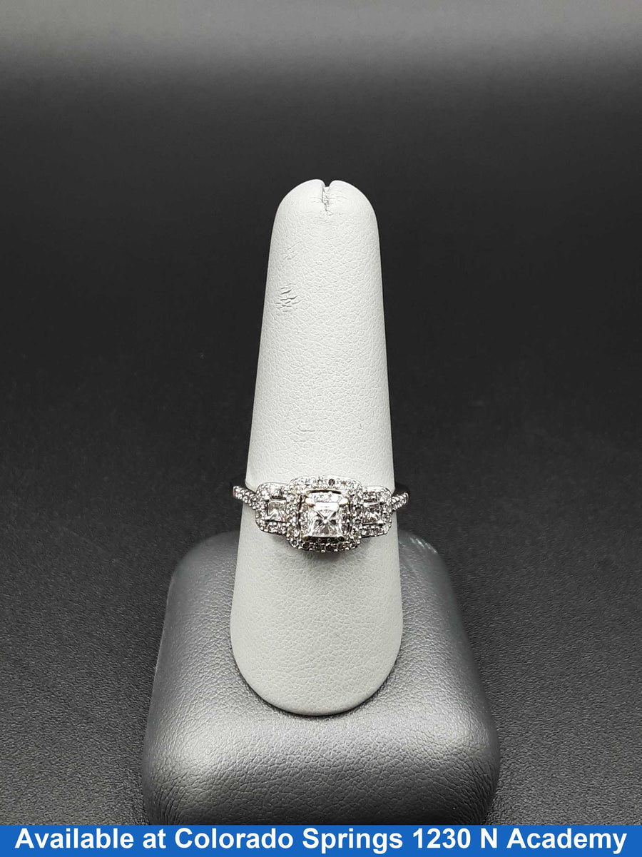Women's Ring - White Gold 10k (.417) 4.1 grams Size 9