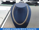 Cuban Link Chain - Yellow Gold 10k (.417) 32.9 grams 22 inch