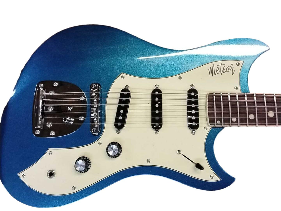 Cave And Canary Meteor Blue Acoustic / Electric Classic Guitar
