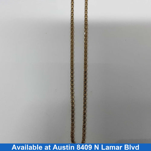 Chain - Yellow Gold 18k (.750) 10.2 grams 25 inch