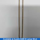 Chain - Yellow Gold 18k (.750) 10.2 grams 25 inch