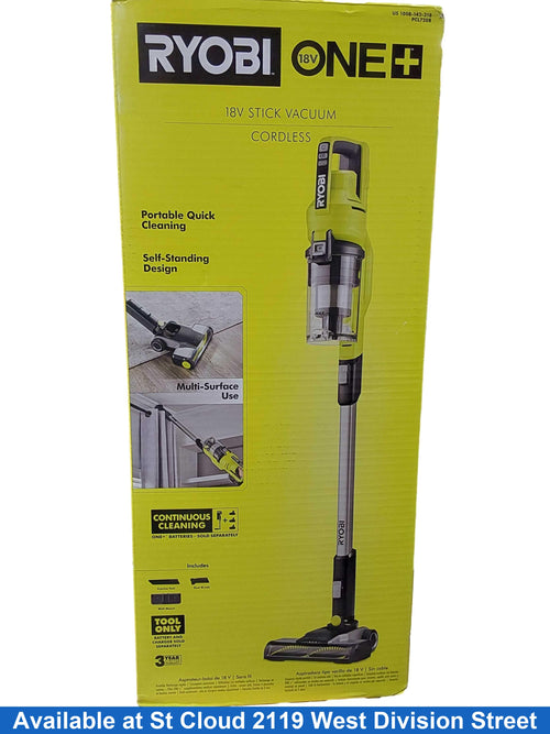 Ryobi Pcl720b Green Upright Vacuum Cleaner