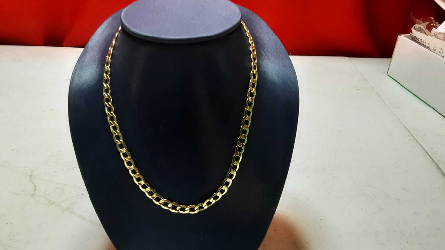 Cuban Link Chain - Yellow Gold 10k (.417) 10 grams 23 inch