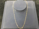 Figaro Chain - Yellow Gold 14k (.585) 4 grams 20 inch