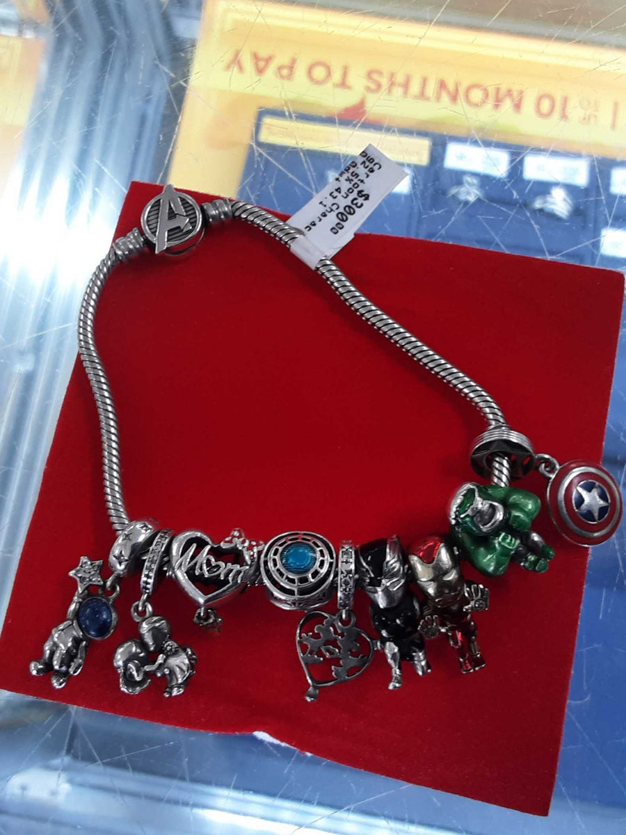 Bracelet - Silver 43.1 grams 8 inch