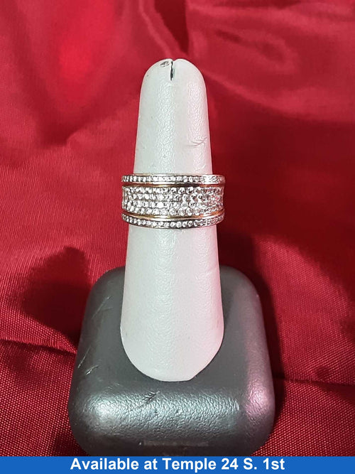 Men's Ring - Silver 6.8 grams Size 7