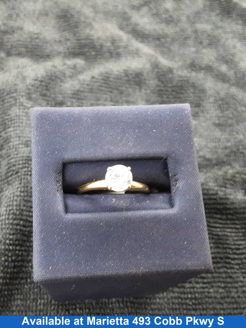 Ring - Engagement Set - Yellow Gold 14k (.585) 1.7 grams Size 6