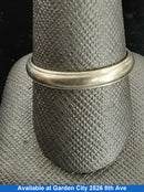 Ring - Wedding Band - White Gold 14k (.585) 3.3 grams Size 8.5