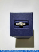 Women's Ring - Anniversary - White Gold 14k (.585) 4.3 grams Size 10