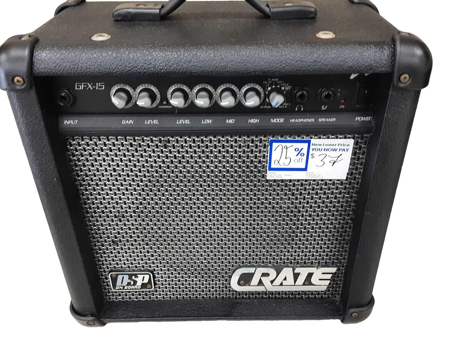 Crate Gfx15 Black Generic Amplifier Head