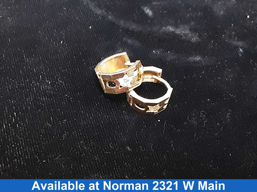 Bangle Earrings - Yellow Gold 14k (.585) 2.6 grams
