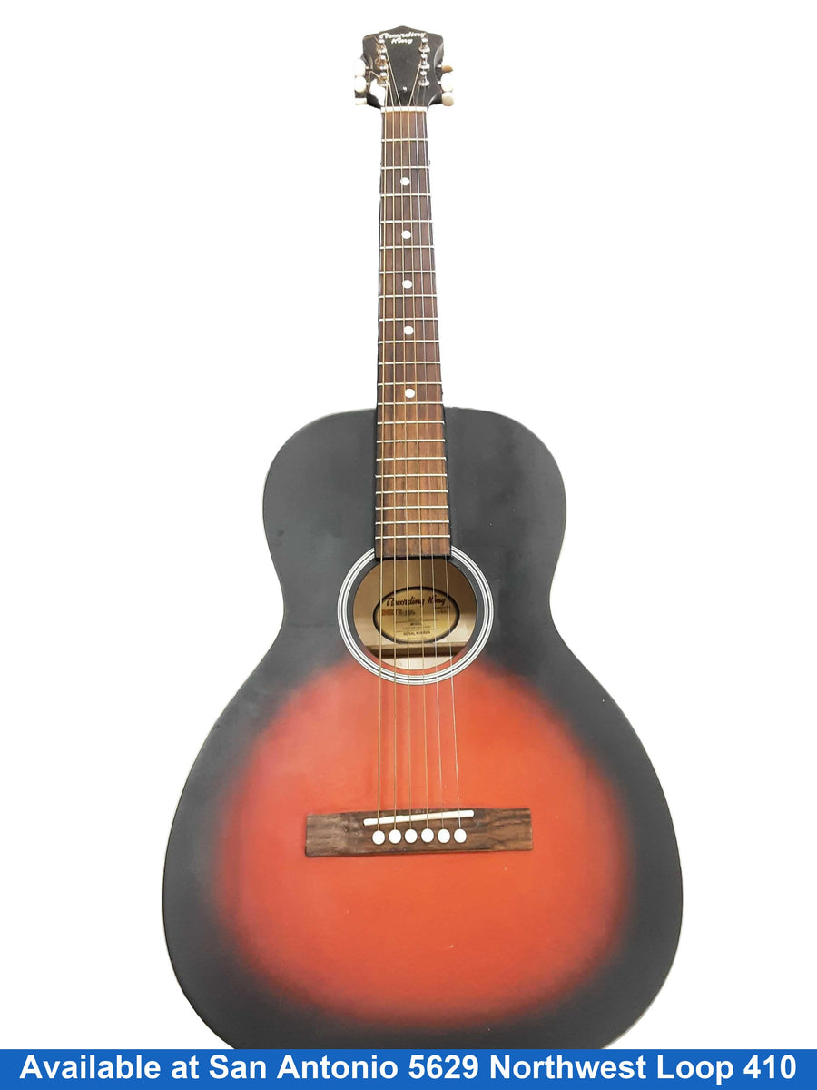 Recording King Rph-05 Black Acoustic Classic Guitar