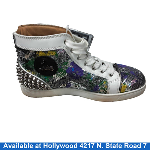 Christian Louboutin Rantus Orlato Flat Bengale/gg White