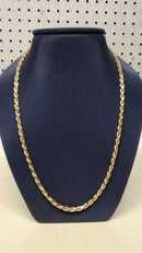 Rope Chain - Yellow Gold 14k (.585) 17.6 grams 22 inch