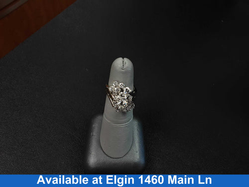 Women's Ring - White Gold 14k (.585) 7.1 grams Size 6