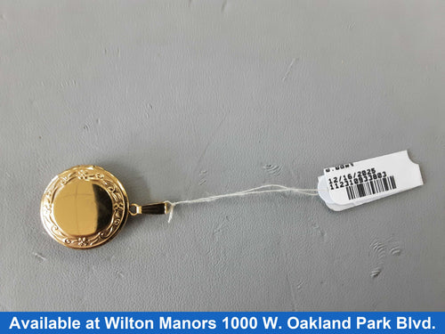 Coin Pendant - Yellow Gold 14k (.585) 2.7 grams
