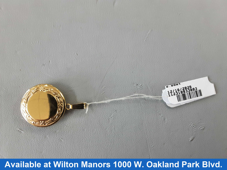 Coin Pendant - Yellow Gold 14k (.585) 2.7 grams