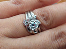 Women's Ring - White Gold 14k (.585) 5.7 grams Size 6.5