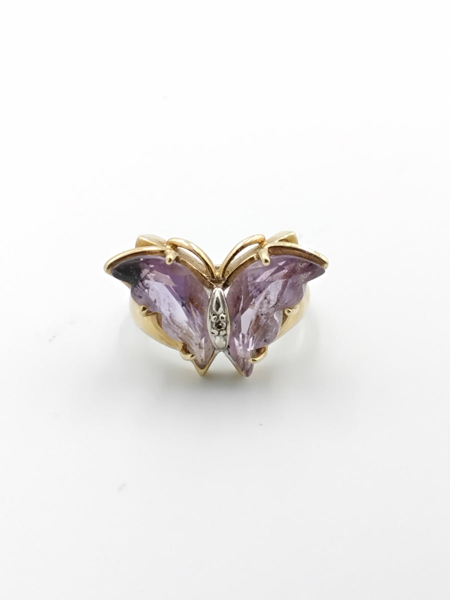 Women's Ring - Yellow Gold 14k (.585) 3.7 grams Size 4.5