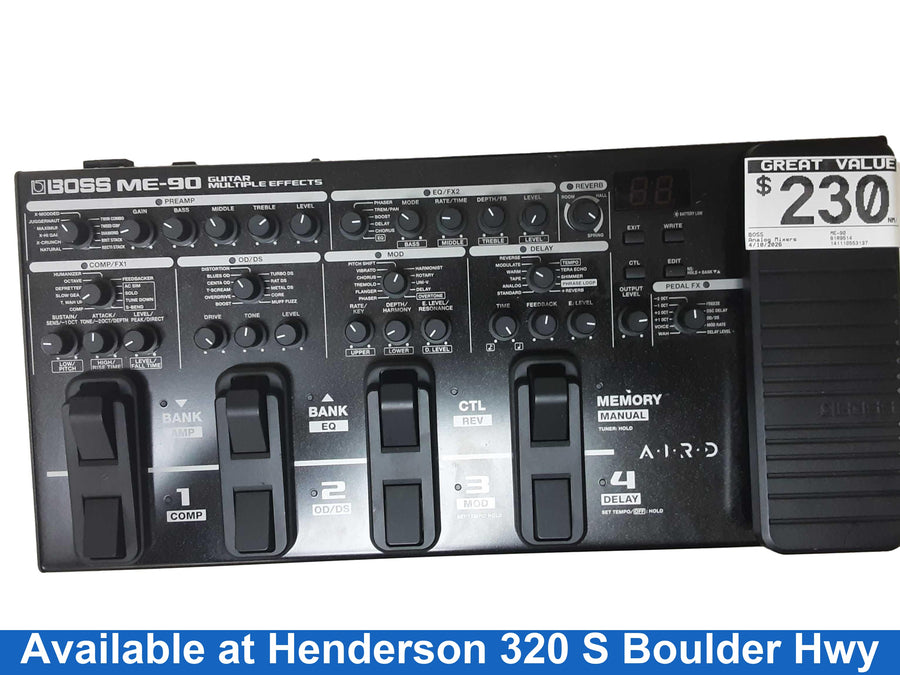 Boss Me-90 Black Analog Mixer
