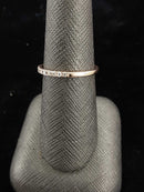 Women's Ring - Anniversary - Rose Gold 10k (.417) 1.5 grams Size 7