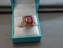 Women's Ring - Yellow Gold 10k (.417) 8.9 grams Size 10