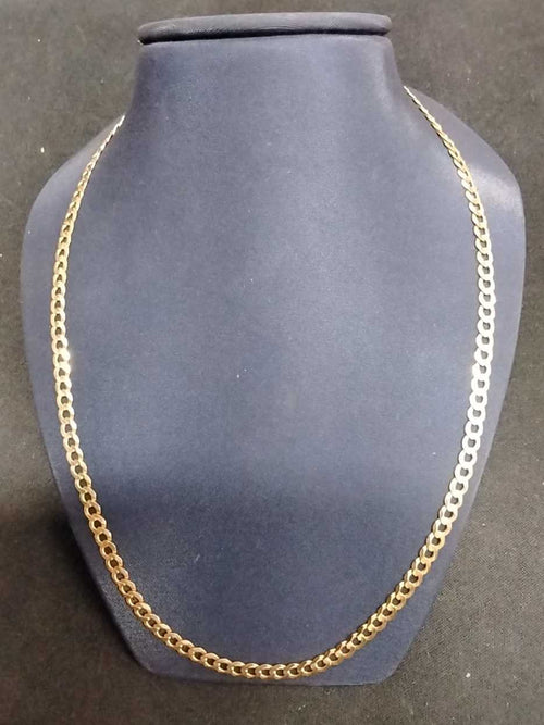 Cuban Link Chain - Yellow Gold 14k (.585) 8.2 grams 22 inch