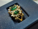 Women's Ring - Yellow Gold 14k (.585) 4.6 grams Size 20