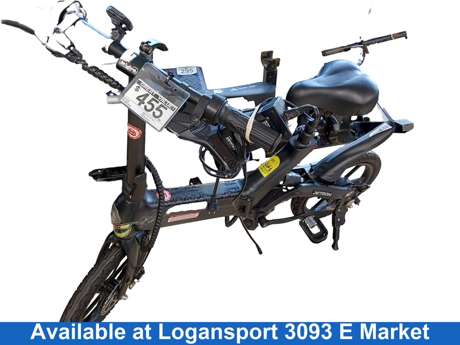 Jetson Haze Folding Bike Black Cruiser Bike