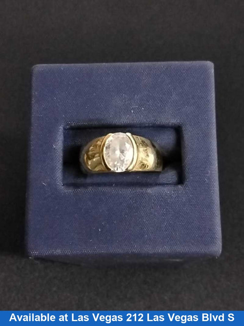 Men's Ring - Yellow Gold 18k (.750) 8 grams Size 20