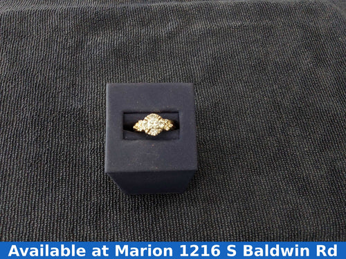 Ring - Wedding Set - Yellow Gold 14k (.585) 5.7 grams Size 8