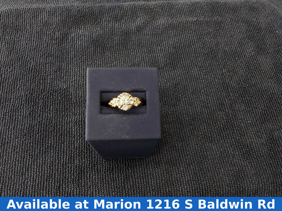 Ring - Wedding Set - Yellow Gold 14k (.585) 5.7 grams Size 8
