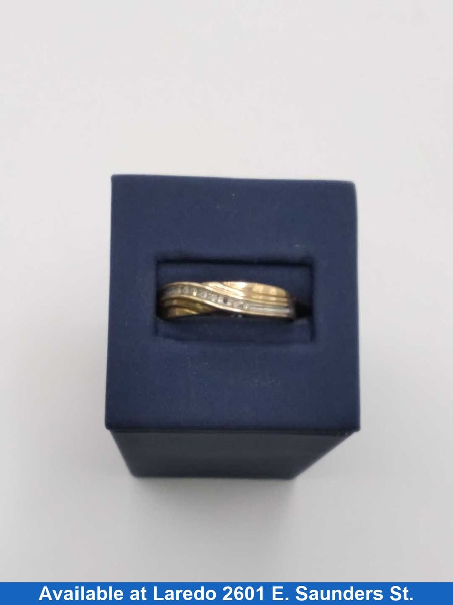 Ring - Wedding Band - Yellow Gold 10k (.417) 2.8 grams Size 11
