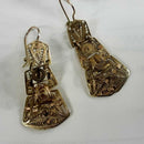Earrings - Yellow Gold 14k (.585) 5.4 grams