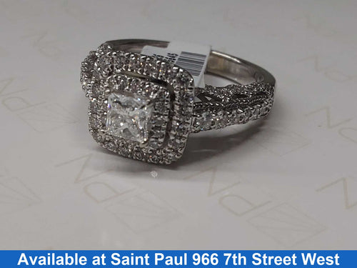 Women's Ring - White Gold 14k (.585) 6.78 grams Size 8