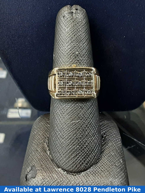 Men's Ring - Yellow Gold 10k (.417) 5 grams Size 9.5
