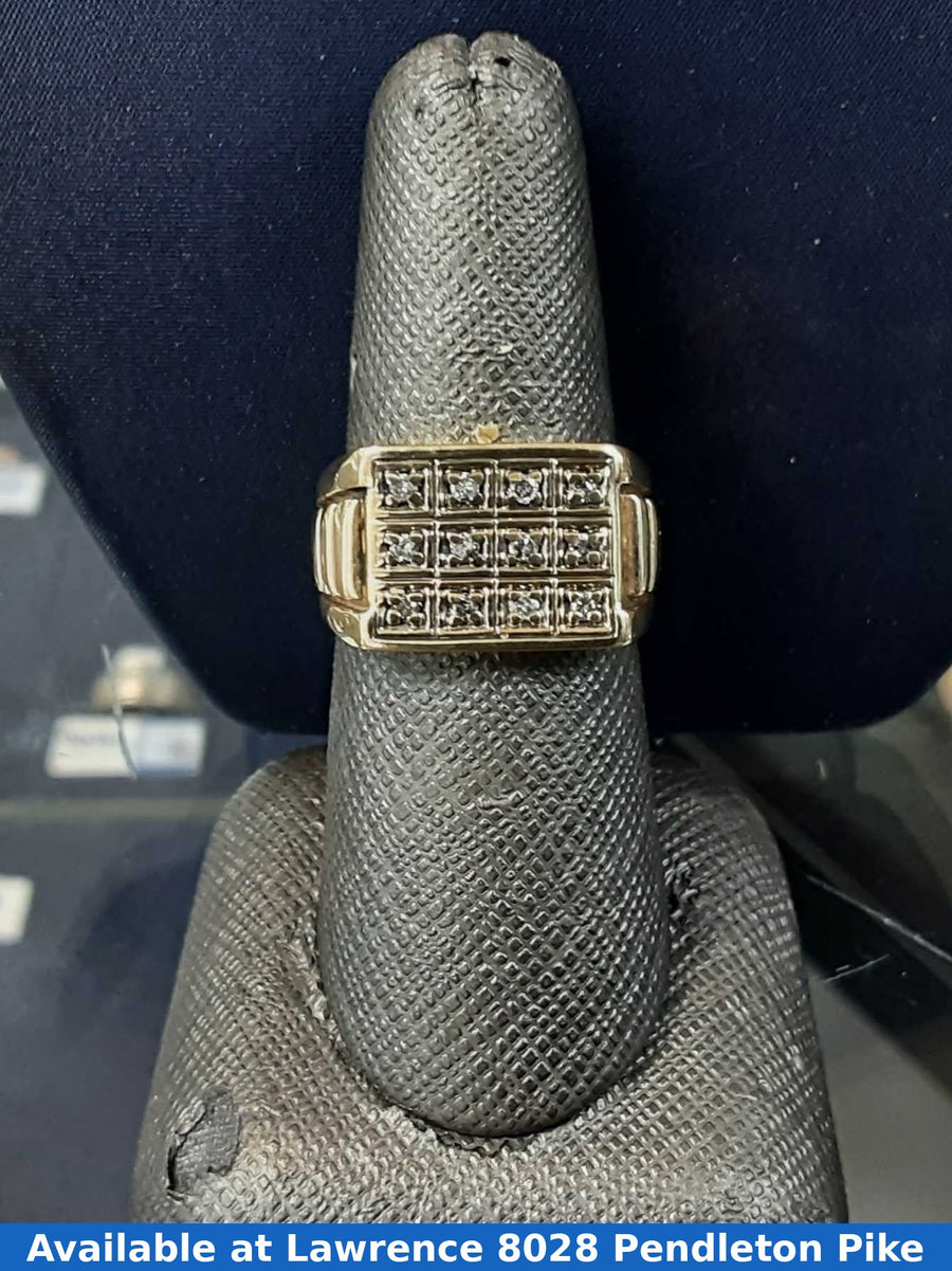 Men's Ring - Yellow Gold 10k (.417) 5 grams Size 9.5