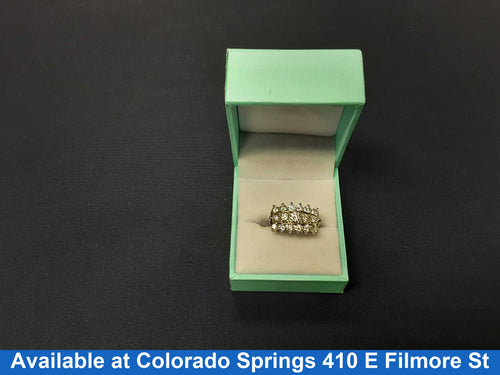 Women's Ring - White Gold 14k (.585) 5 grams Size 9.5