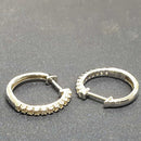 Bangle Earrings - Silver 2.1 grams