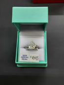 Ring - Engagement Set - Yellow Gold 10k (.417) 5.5 grams Size 7.5