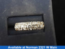 Women's Ring - Anniversary - Yellow Gold 14k (.585) 3 grams Size 7.5