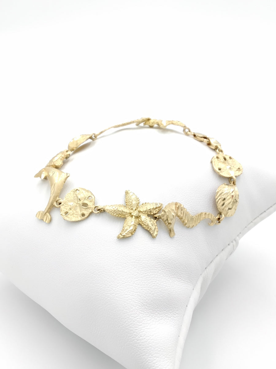Bracelet - Yellow Gold 14k (.585) 11 grams 7 inch