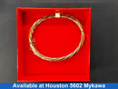 Bangle Bracelet - Yellow Gold 18k (.750) 18.2 grams 6 inch